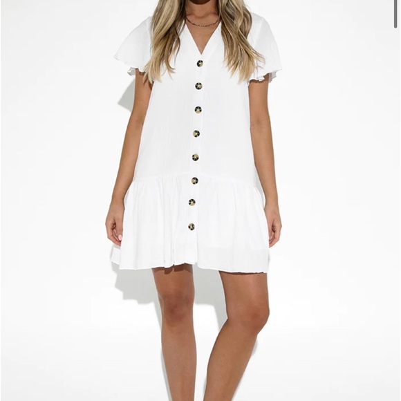 Australia label lost in lunar dress 100 percent cotton worn once - Picture 1 of 1